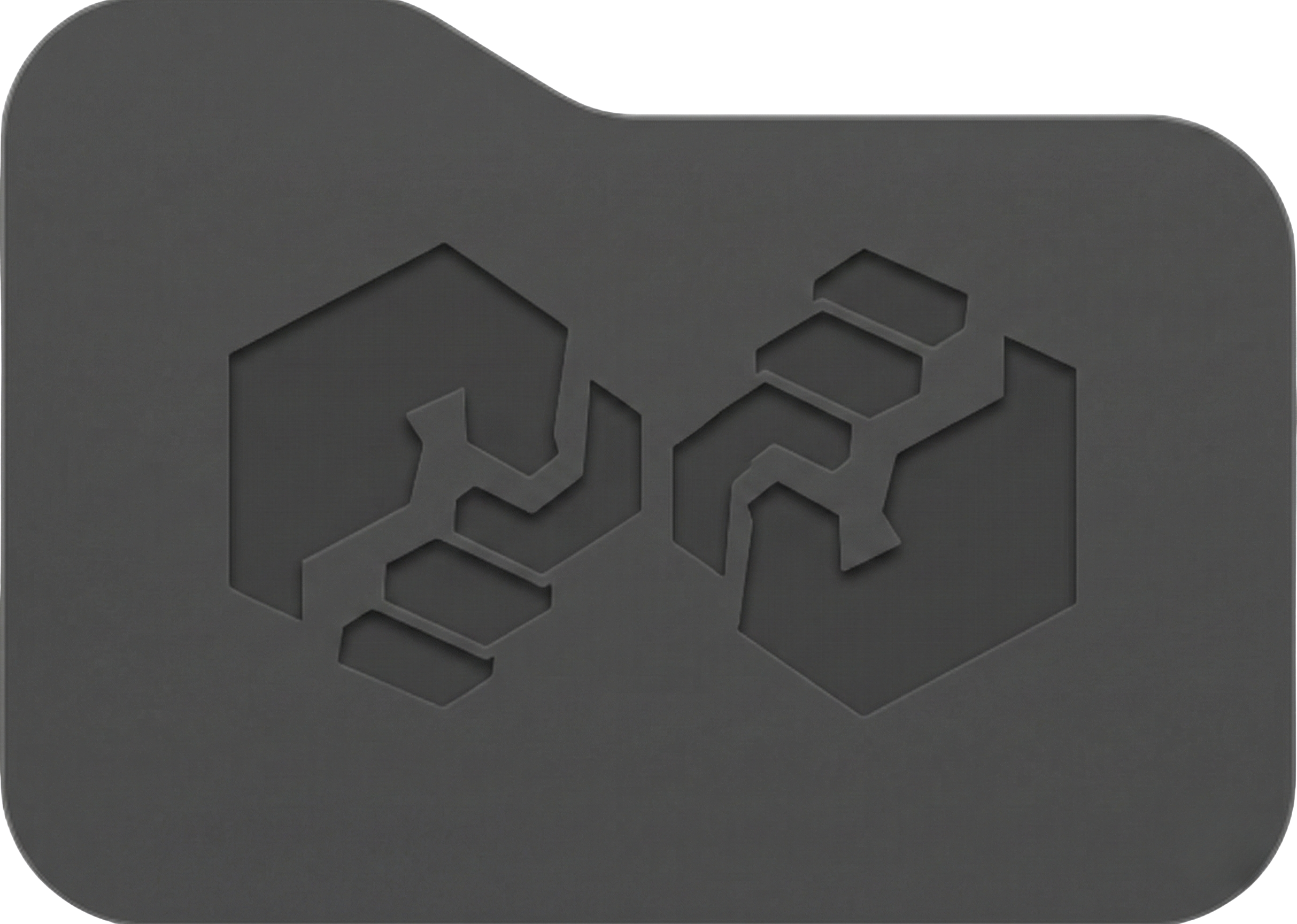 frontplate of folder